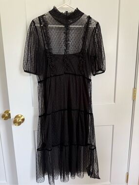 Black Sheer Dress